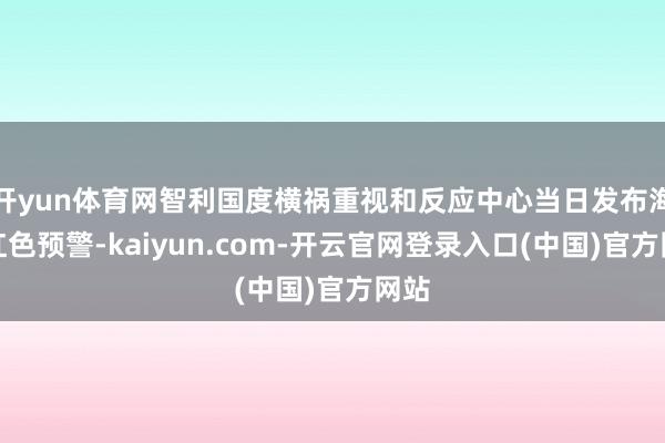 开yun体育网智利国度横祸重视和反应中心当日发布海啸红色预警-kaiyun.com-开云官网登录入口(中国)官方网站