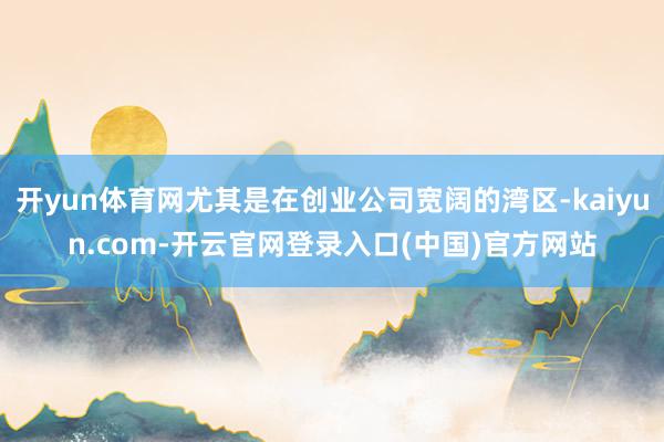 开yun体育网尤其是在创业公司宽阔的湾区-kaiyun.com-开云官网登录入口(中国)官方网站