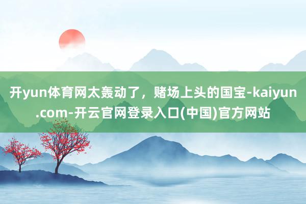 开yun体育网太轰动了，赌场上头的国宝-kaiyun.com-开云官网登录入口(中国)官方网站