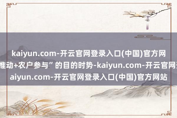 kaiyun.com-开云官网登录入口(中国)官方网站弃取“集体经济+产业推动+农户参与”的目的时势-kaiyun.com-开云官网登录入口(中国)官方网站